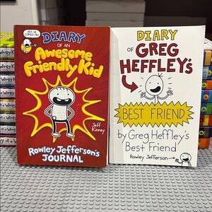 Diary of an Awesome Friendly Kid 2-Book Set by Jeff Kinney - Paperback